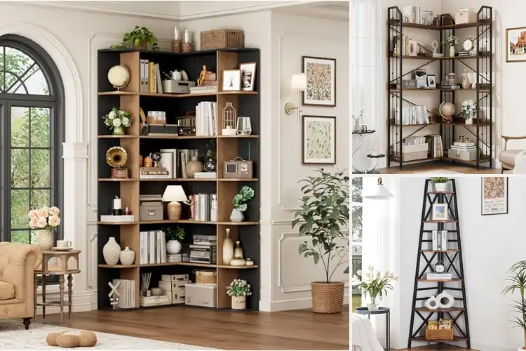Detailed view of Best 72Inch Tall Corner Shelf Dimensions
