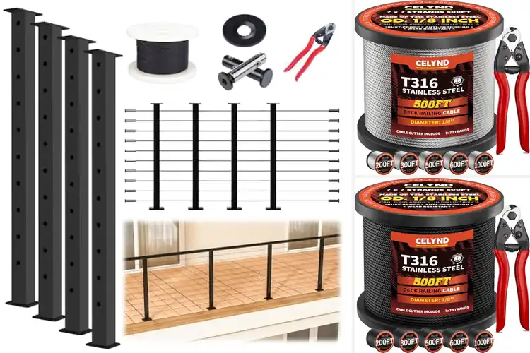 Detailed view of Best Cable Railing Kits