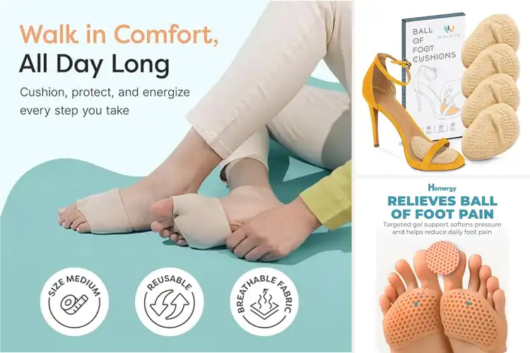 Detailed view of Best Comfortable Metatarsal Cushion Pads