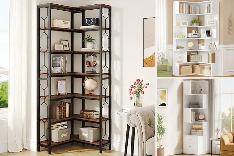 Detailed view of Best Corner Bookcases