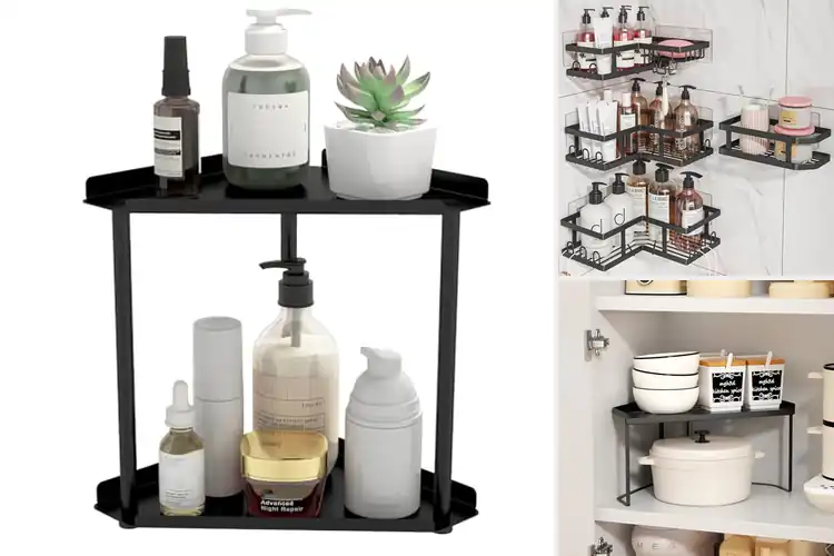 Detailed view of Best Corner Shelf Organization