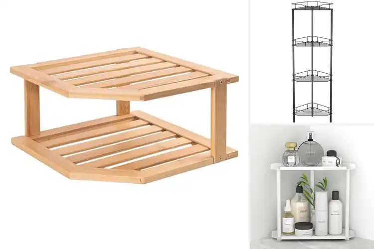 Detailed view of Best Corner Shelf Organizers to Maximize Space & Style