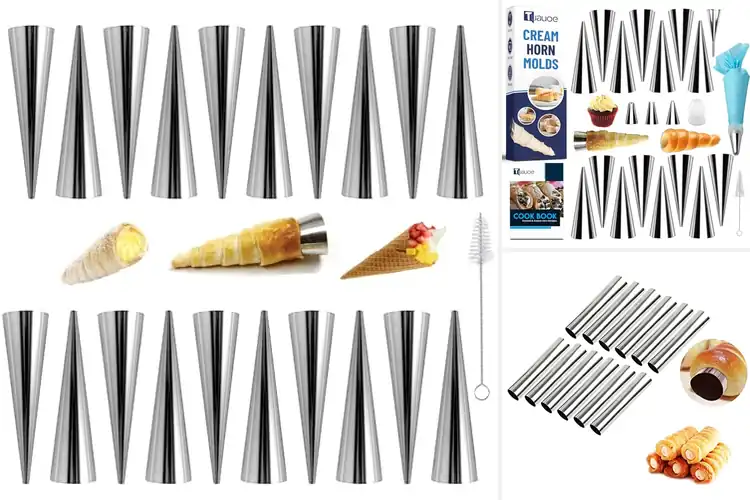 Detailed view of Best Cream Horn Cake Molds For Cream Rolls