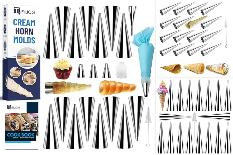 Detailed view of Best Cream Horn Makes: Elevate Your Baking with Top Molds