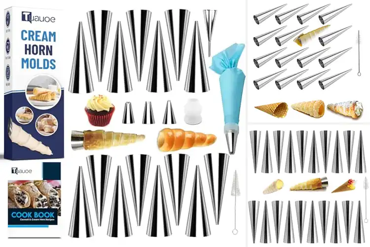Detailed view of Best Cream Horn Molds for Baking