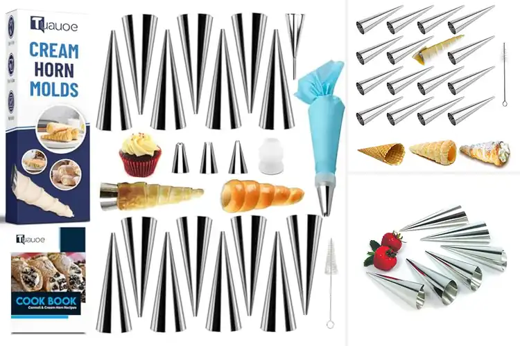 Detailed view of Best Cream Horn Molds: Bake Perfect Pastries Effortlessly