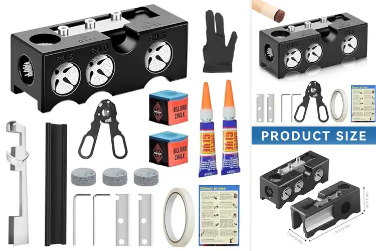 Detailed view of Best Cue Tip Replacement Tools: Top 10 Kits for Easy Repairs