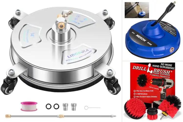 Detailed view of Best Driveway Cleaning Attachments