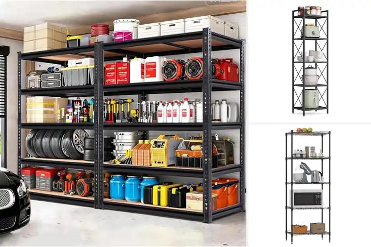 Detailed view of Best Durable Metal Frame Shelf