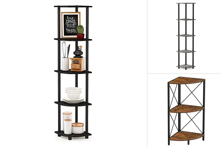 Detailed view of Best Easy Assembly Corner Shelf