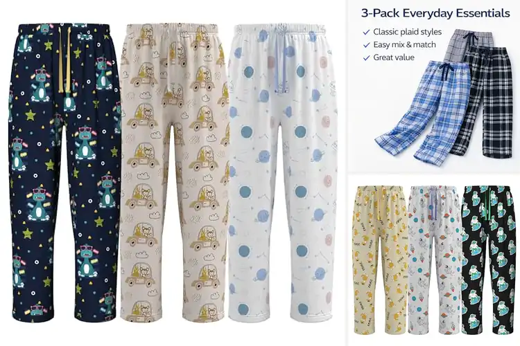 Detailed view of Best Elastic Waistband Pajama Pants For Kids