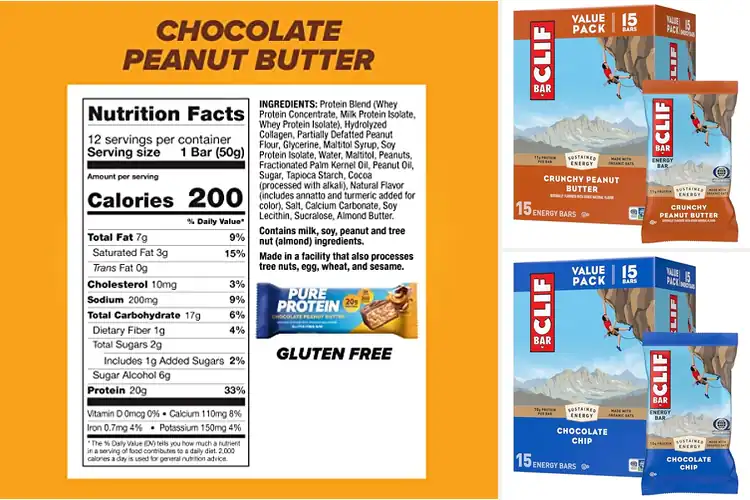 Detailed view of Best Energy Bars