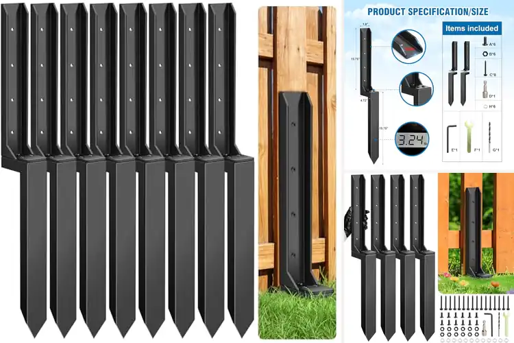 Detailed view of Best Fence Support Kits: 10 Easy Fixes to Save Time & Money