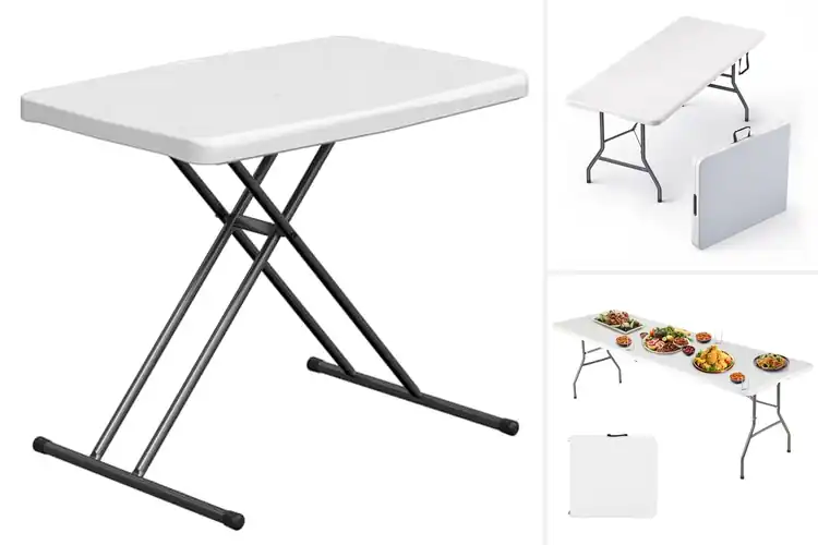 Detailed view of Best Foldable Utility Tables: Save Space, Simplify Life