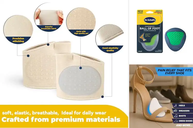 Detailed view of Best Foot Pain Relief Metatarsal Pads
