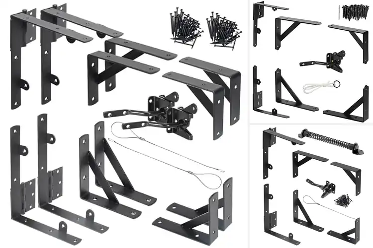 Detailed view of Best Gate Frame Hardware Kits