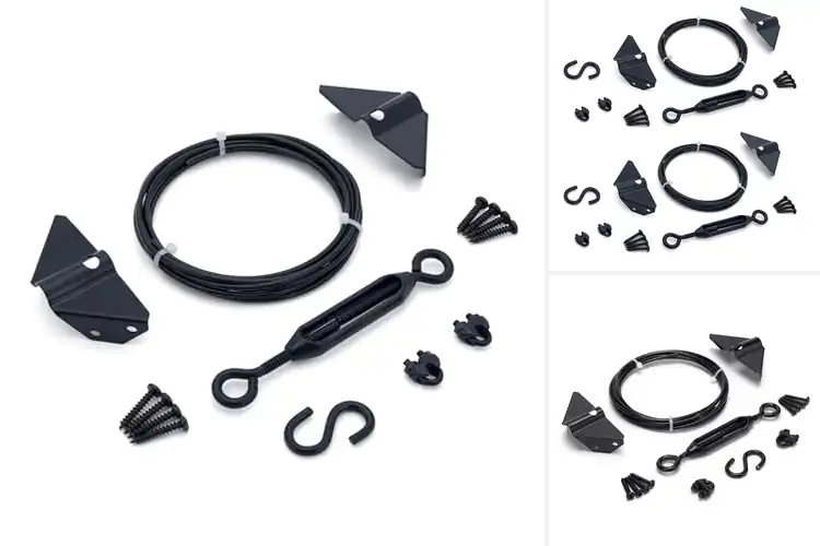 Detailed view of Best Gate Support Cable Kits to Fix Sagging Gates Fast