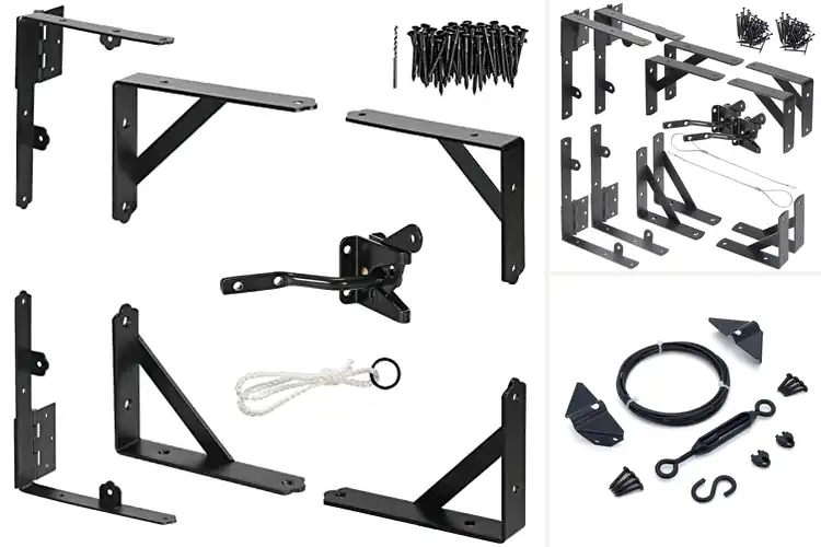 Detailed view of Best Gate Support Hardware Kits