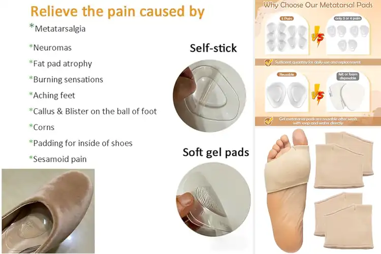 Detailed view of Best Gel Metatarsal Pads