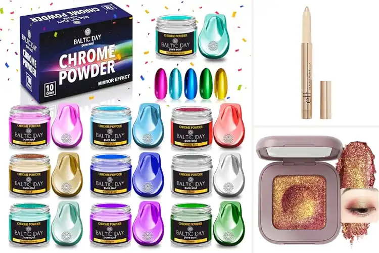 Detailed view of Best High-Pigment Metallics: Shine Bright