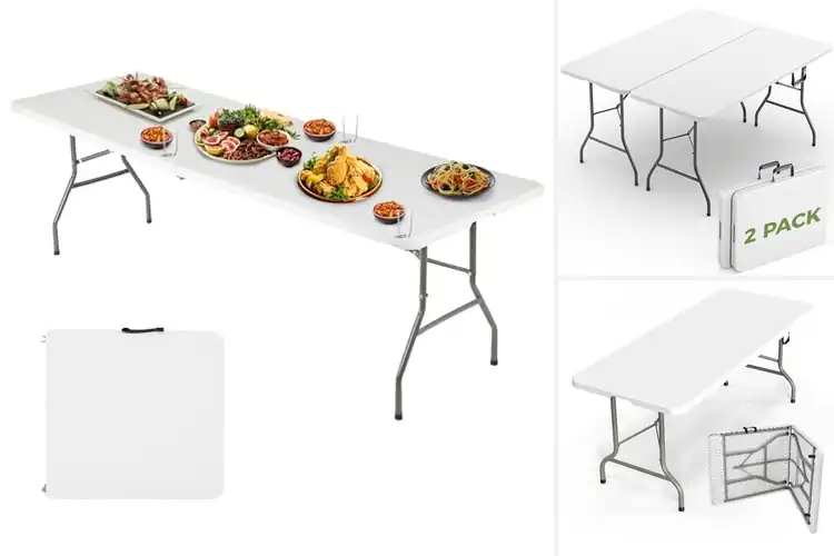 Detailed view of Best Indoor Outdoor Folding Table For Parties
