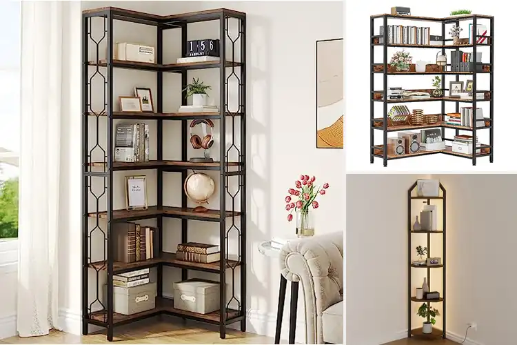 Detailed view of Best Industrial Corner Shelf Design