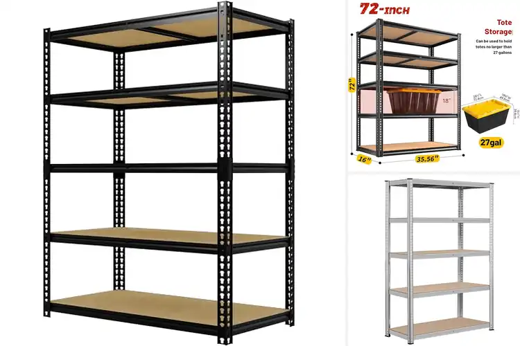 Detailed view of Best MDF And Metal Construction Shelves
