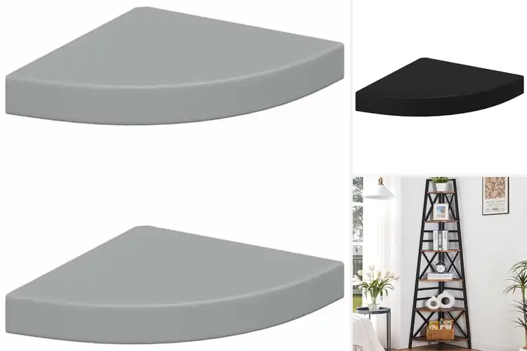 Detailed view of Best MDF And Metal Corner Shelf Materials