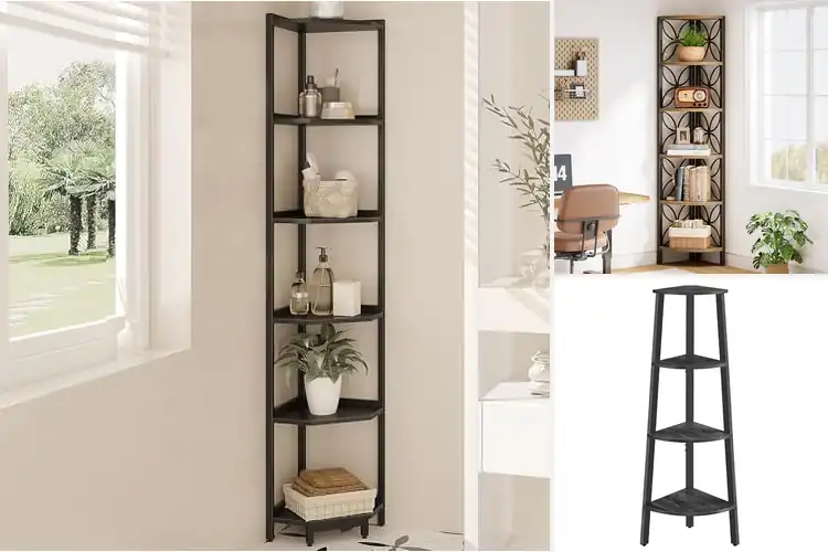 Detailed view of Best MDF Metal Corner Shelves Quality