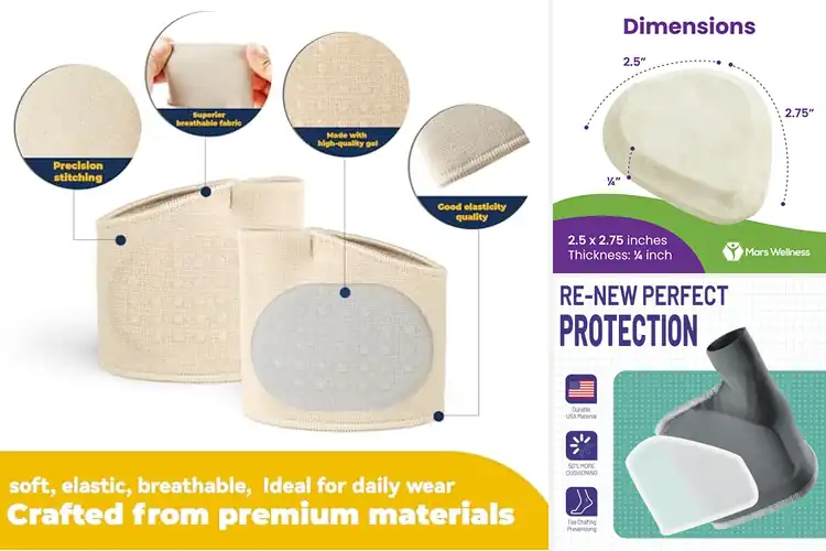 Detailed view of Best Mens Metatarsal Pads