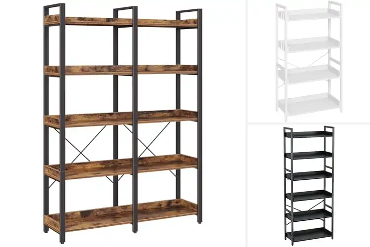 Detailed view of Best Metal Frame Bookshelves
