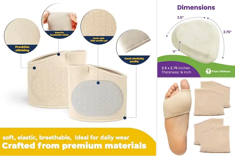 Detailed view of Best Metatarsalgia Pads