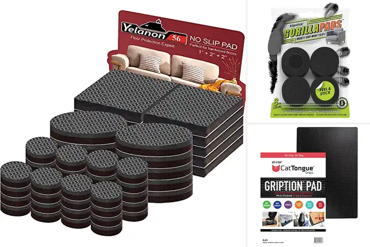 Detailed view of Best Non-Slip Pads for Secure, Steady Furniture Grip
