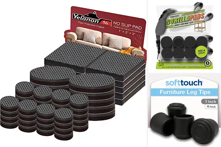 Detailed view of Best Non Slip Rubber Feet And Locking Legs