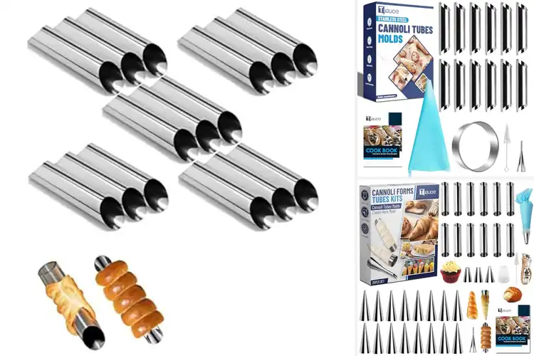 Detailed view of Best Non-Stick Cannoli Molds