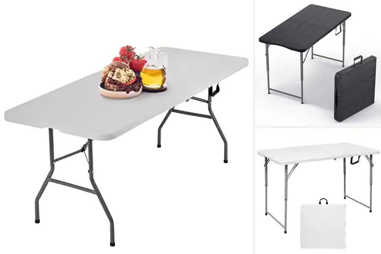 Detailed view of Best Plastic Utility Tables