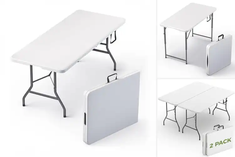 Detailed view of Best Portable Folding Table With Handle