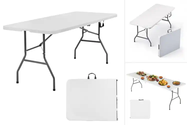 Detailed view of Best Portable Plastic Tables