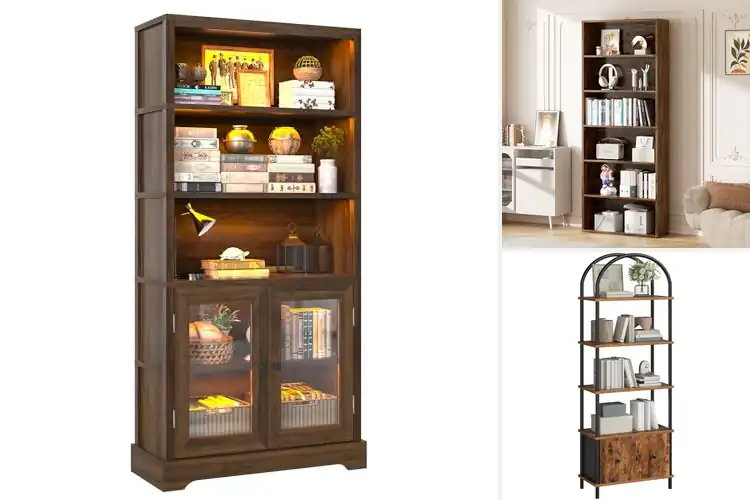 Detailed view of Best Rustic Bookcases: Top 10 Picks for Warmth & Charm