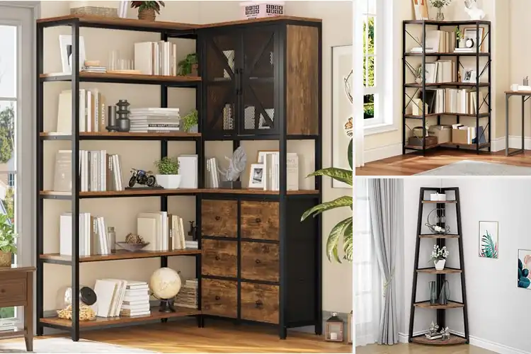 Detailed view of Best Rustic Corner Bookcase Deals: Top 10 Space-Saving Picks