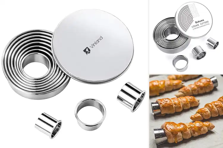 Detailed view of Best Stainless Steel Pastry Molds