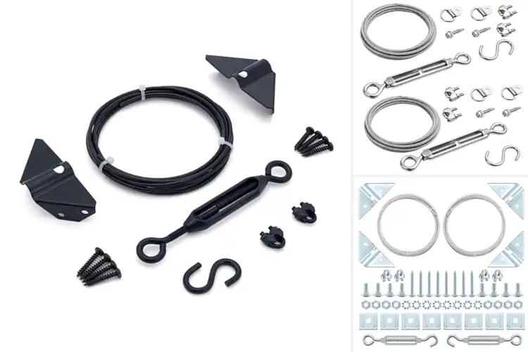 Detailed view of Best Steel Cable Gate Hardware