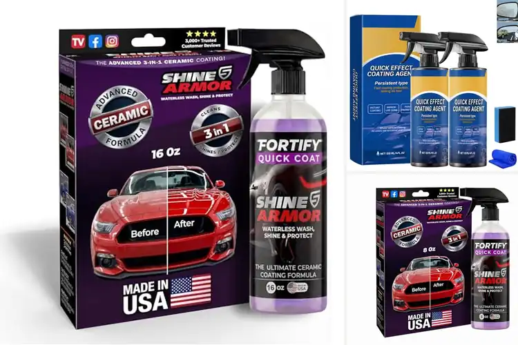 Detailed view of Best Waterless Car Coating Spray